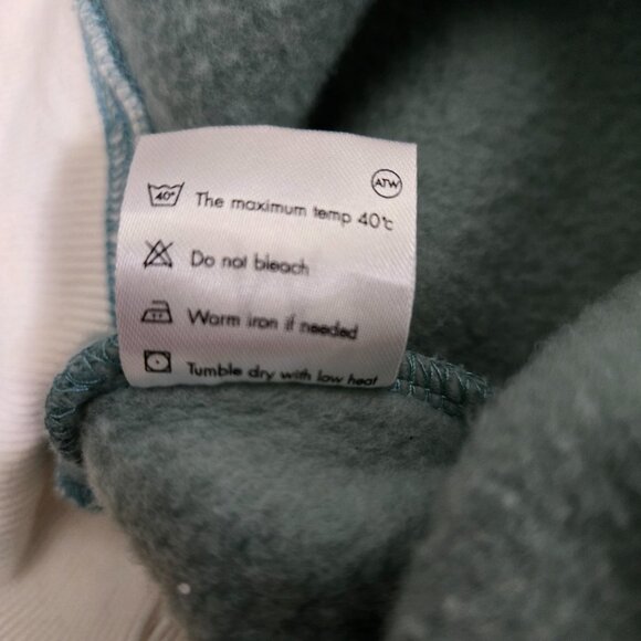 Ticticmimi Turquoise/Mint Womens Pullover Sweatshirt Size Medium - Picture 4 of 4